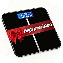 Digital Bathroom Scale for Body Weight High Precision Weighing Scale with Temperature Display Tempered Glass 396lb Capacity Durable and Compact Design for Home Use