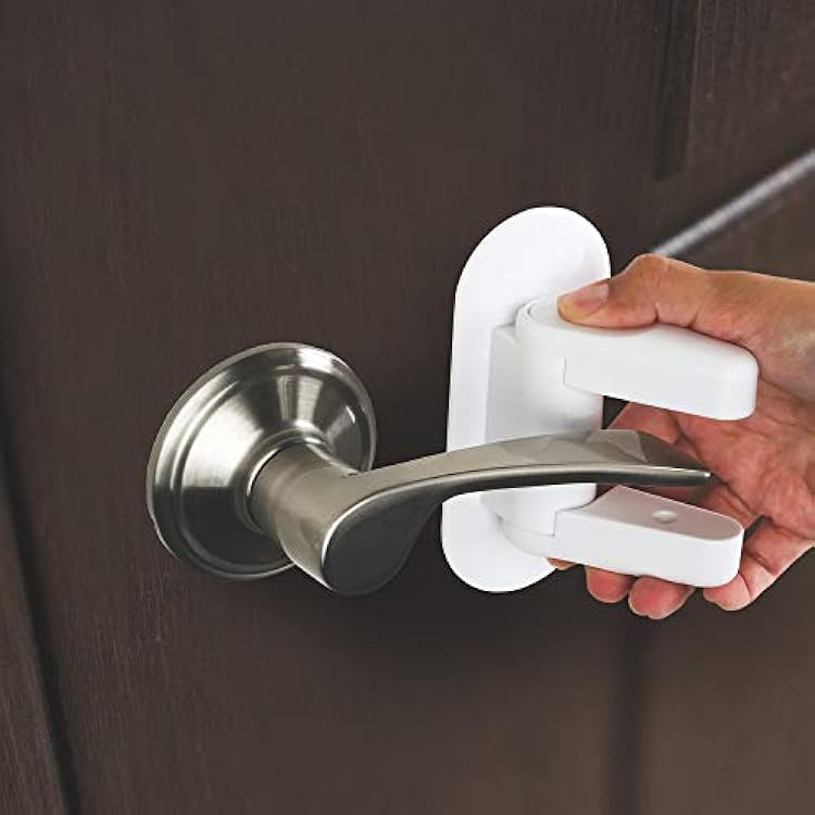 Door Lever Lock Child Proof Doors & Handles, Adhesives - Child Safety By Tuut (2 Pack)