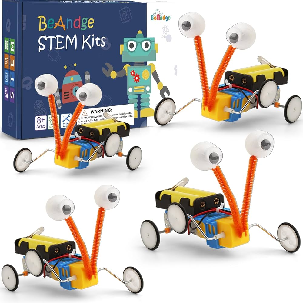 4 Set Robot Kits for Kids STEM Robotics Science Projects