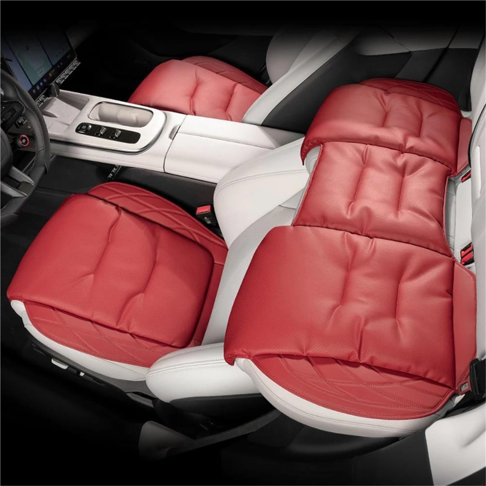 Maserati Levante Ghibli Quattroporte GranTurismo Grecale Spyder Coupe Car Seat Cushion PU Leather Breathable Seat Protection Pad