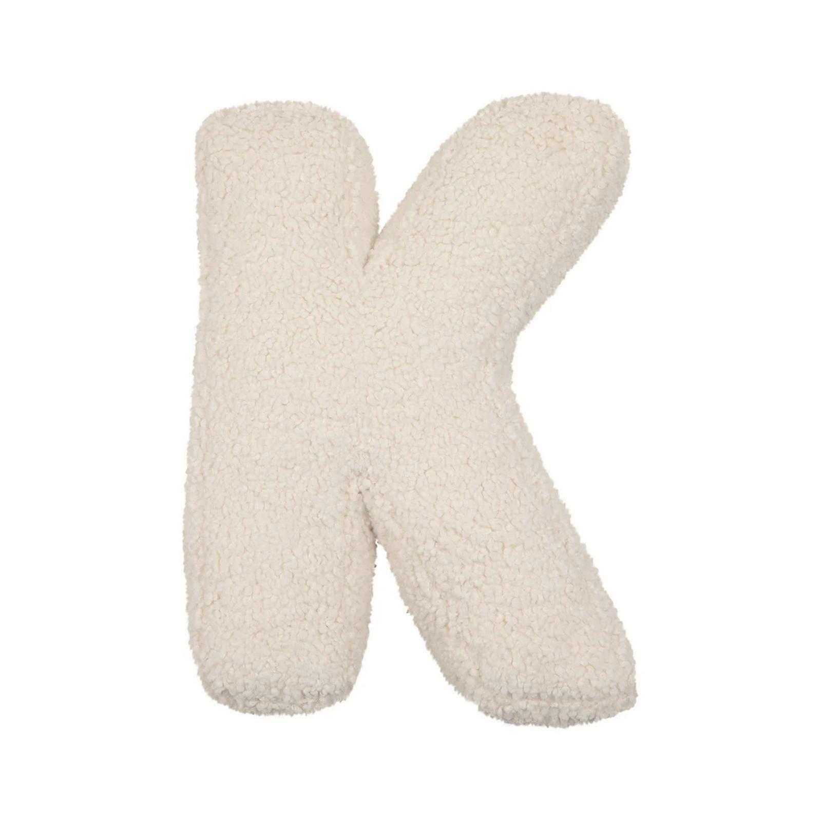 Alphabet Pillow A-Z 26 Letters Shape Elastic Fully Filling Plush Stuff Sofa Bed Couch Decor Office Nap Pillow Car Seat Pillow