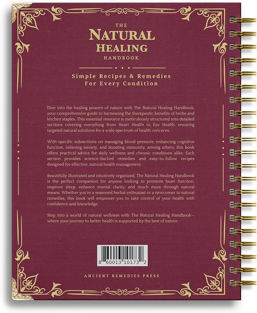 Natural Healing Handbook: Focusing on herbal therapy, providing simple formulas and practical books for different diseases