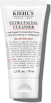 Kiehl's Ultra Facial Cleanser, Lightweight Foamy Facial Cleanser, Enriched Formula that Replenishes Skin Barrier, Gently Exfoliates and Moisturizes, Suitable for All Skin Types, Paraben Free