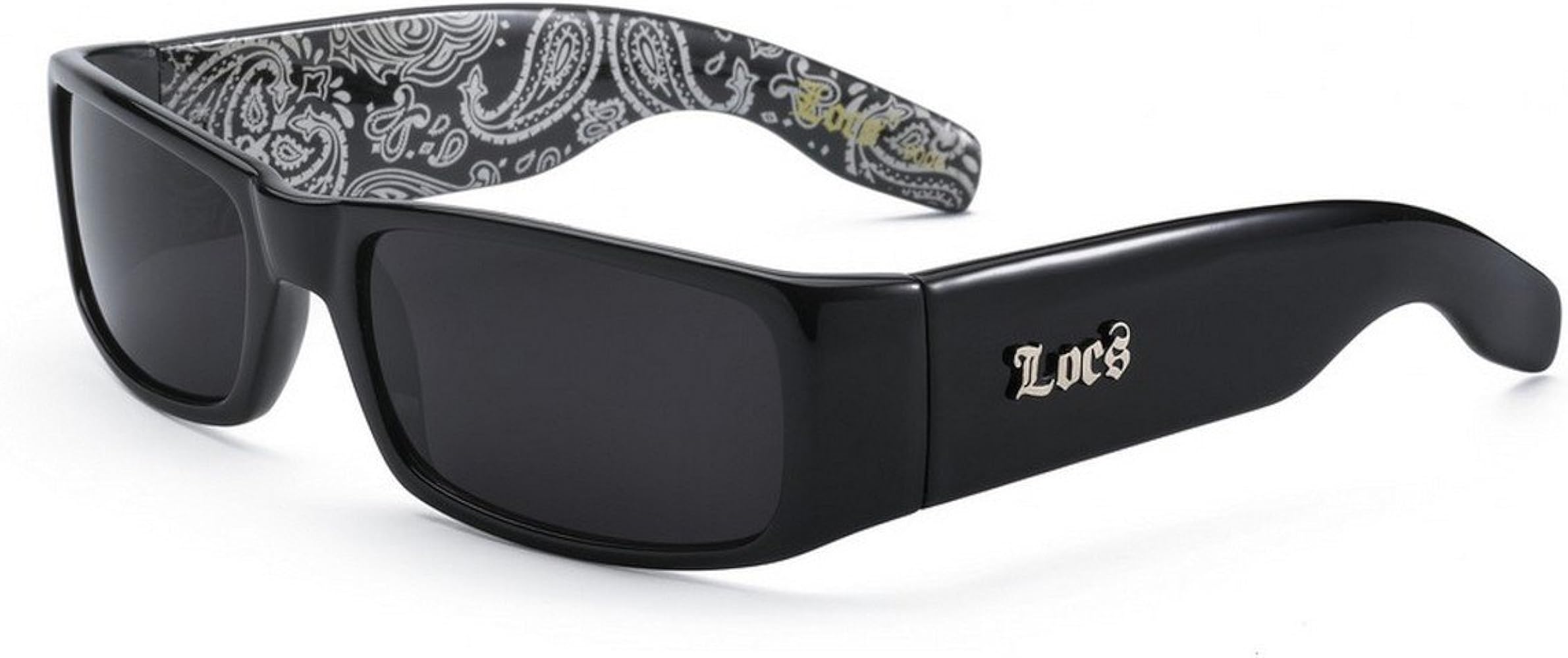 Locs Mens Hardcore Gangster Sunglasses Bandana Print