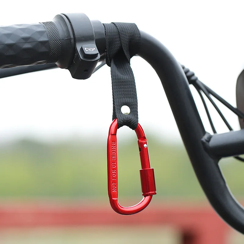 Bicycle Motorcycle Electric Scooter Hook Front Hook Aluminum Alloy Handlebar Hook for Handlebar Hook Clip No-Drill Hook