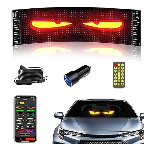 Flexible Devil Eyes LED Windshield Display with App Control