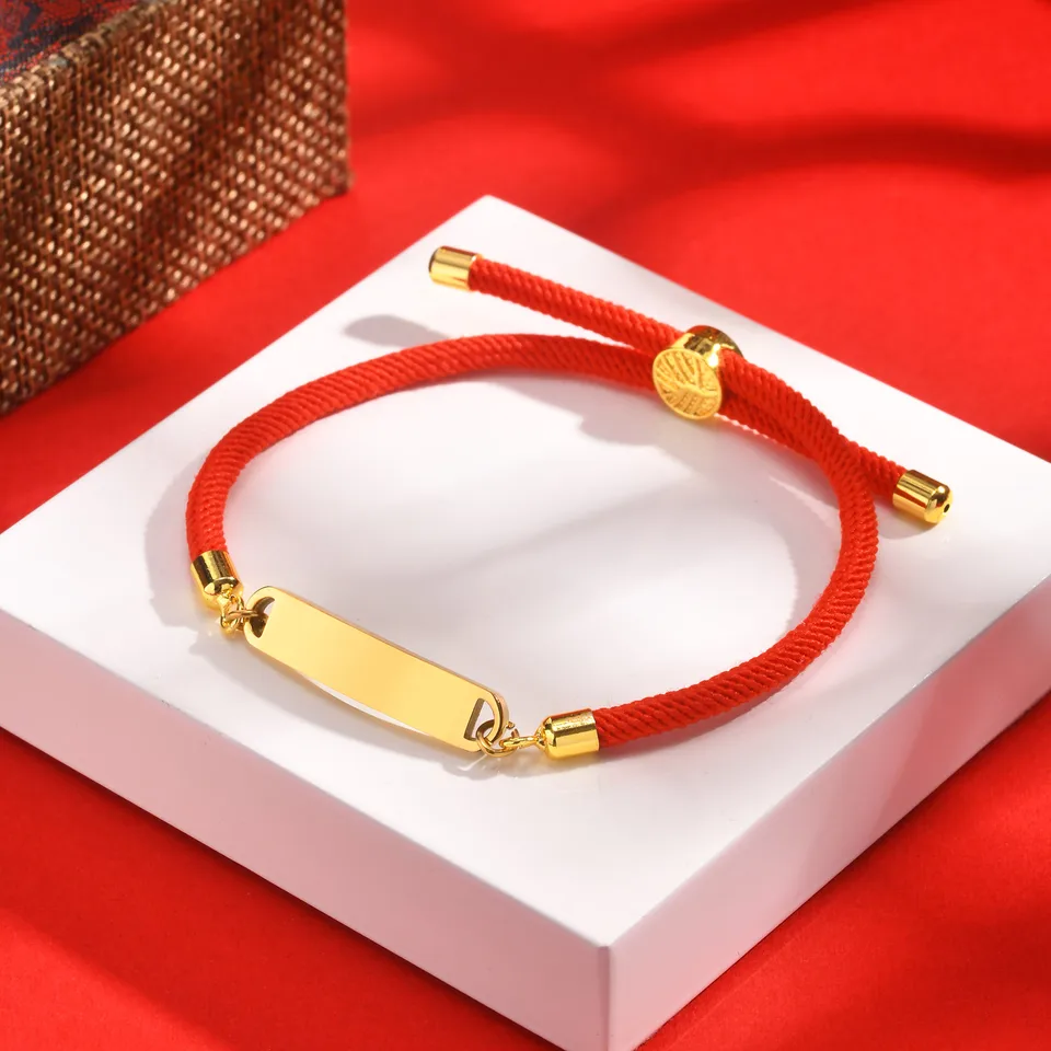 Engraved Name Date Letter Customize Breaclet for Women Men Stainless Steel Braided Rope Wrist Bracelet Personalized Jewelry