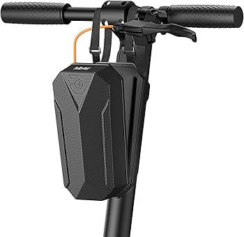 Hiboy Scooter Storage Bag, 3L/4L Large Capacity Scooter Handlebar Bag, Front Hanging Bag for Electric Scooter/Electric Bike, for Carrying Chargers, Phone, Keys with Waterproof Hardshell EVA Material