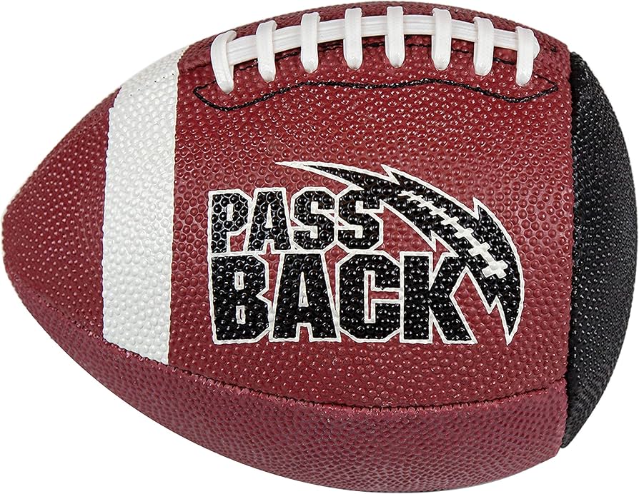 Passback Junior Composite Football, Ages 9-13, Youth Training Football, (Ships Deflated)