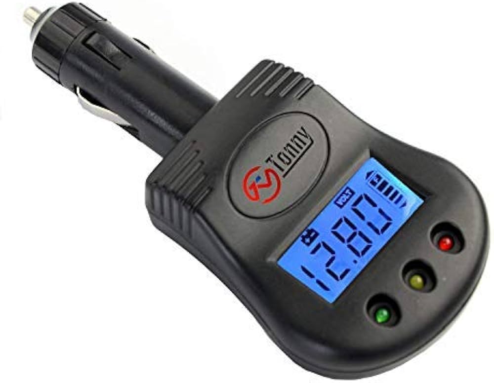 12V Car Battery and Alternator Tester with LCD Display