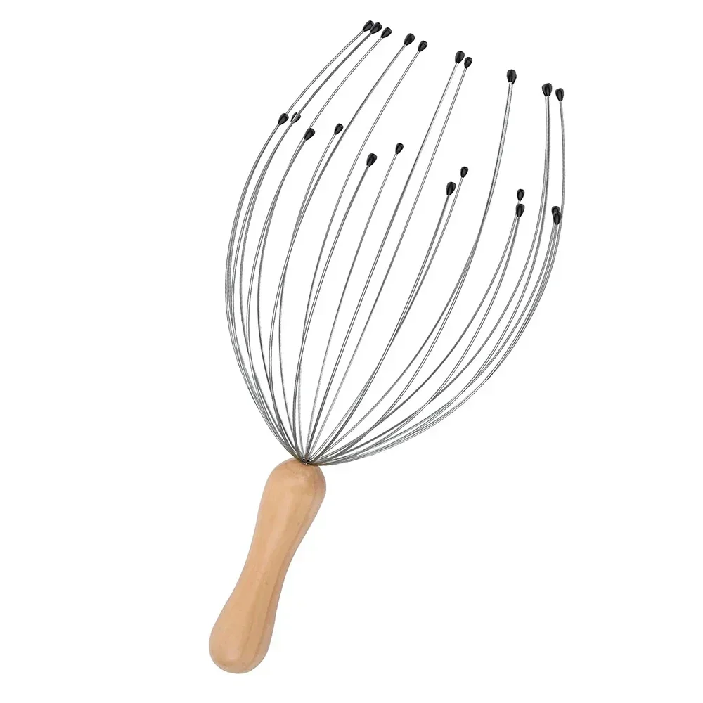 Octopus Head Massager 28 Fingers Scratching Scalp Relaxation Relief Scratcher Relieves Tension Random Body Massager Health Care