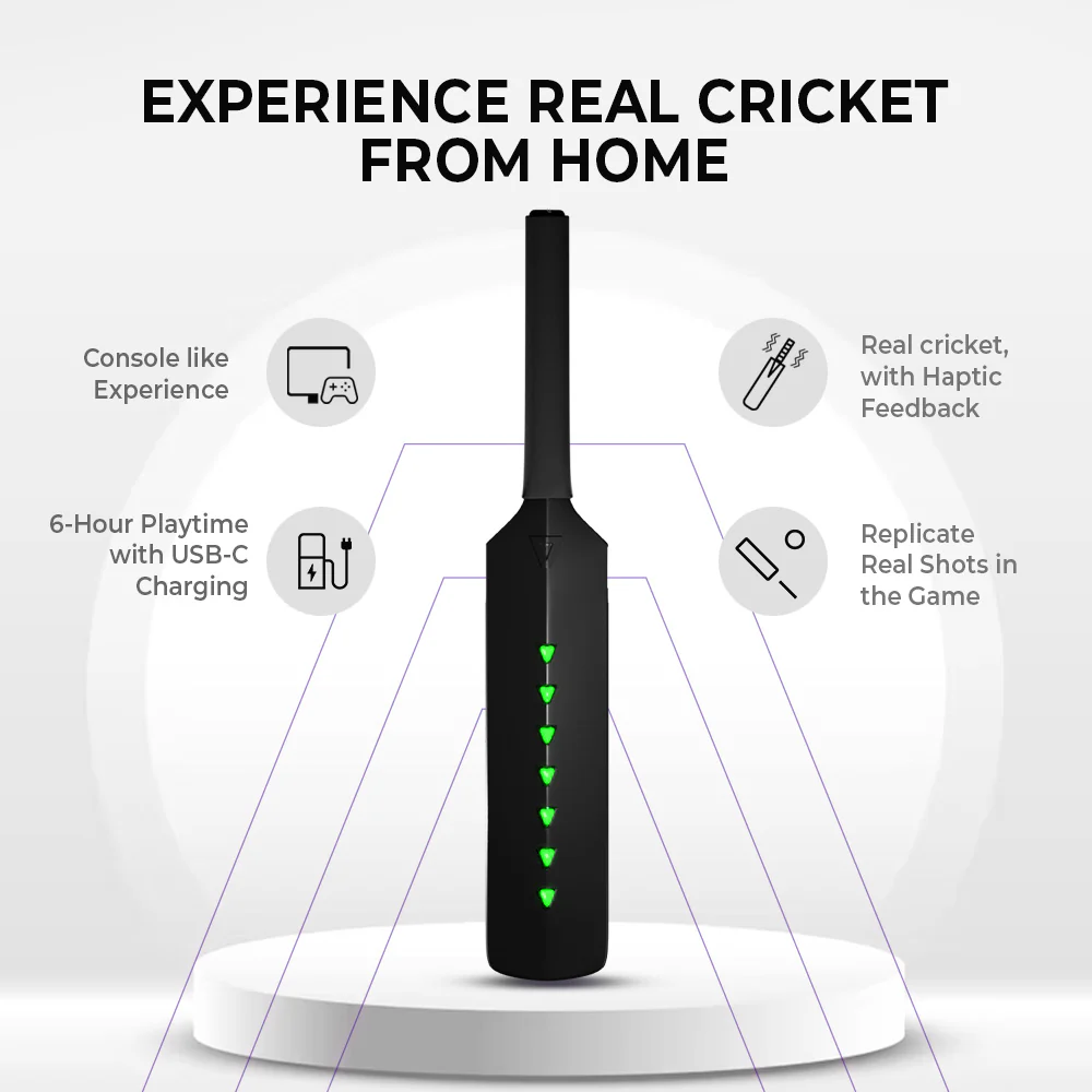Metashot Metaphysical Cricket Bat with (TV Connector)