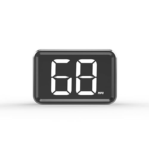 GPS Digital Speed Meter with MPH, Car Head Up Display for All Cars, USB Cable Plug & Play