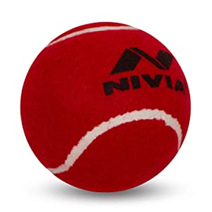 Nivia Heavy Red Cricket Tennis Hard Ball