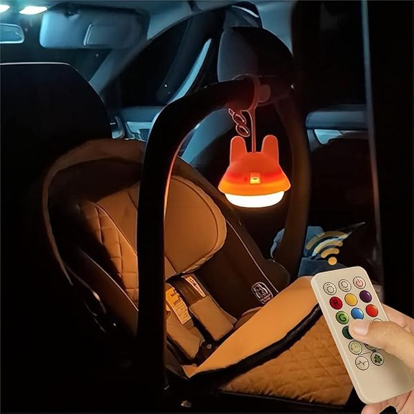 Portable Baby Night Light with 9 Colors and Dimming
