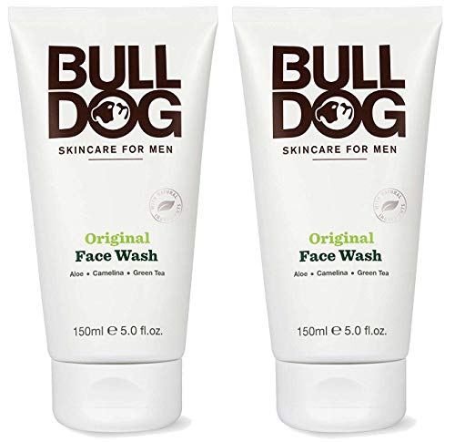 BULLDOG Mens Skincare and Grooming, Original Face Wash, 5 Fluid Ounce