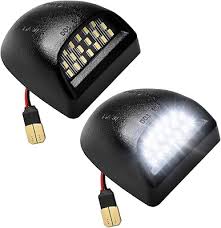 LESAUCE LED License Plate Light for Chevy GMC Cadillac 2 Pack
