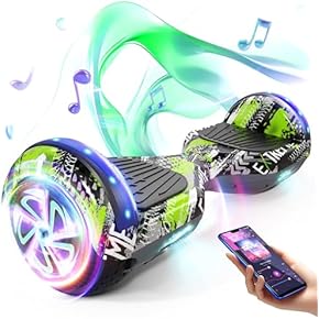Electric Balance Scooter With LED Lights And Music Speakers | Perfect Gift For Teenagers, Women'S Electric Scooter, Men'S Scooter, Adult Electric Scooter, High-performance Motor, Smart Balance Board, Off-road Scooter, Electric Scooter