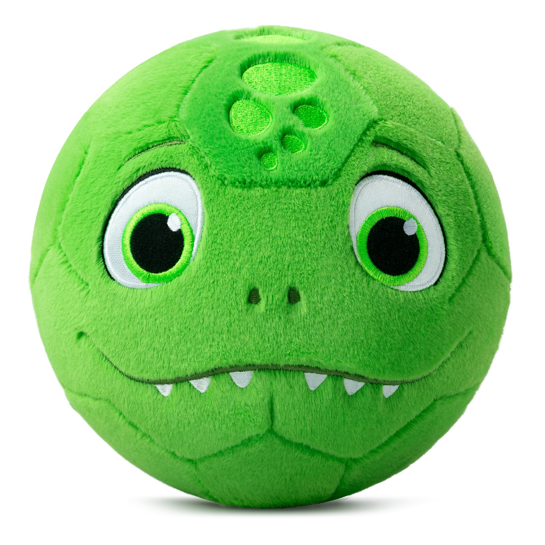 Silent Indoor Soccer Balls for Toddlers 1-3, Inflatable Soft Plush Baby Toddler Soccer Ball Toys Gifts for Kid 3-5 Year Old Boy First Birthday Gift (Dinosaur, Pump Include)