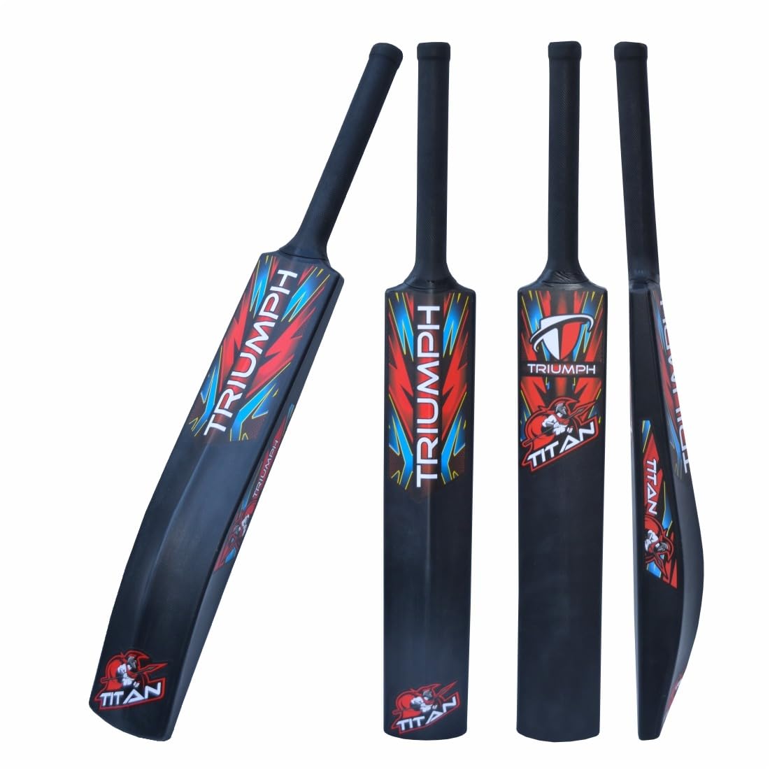 Cricket Full Size Bat for All Age Groups - PVC/Plastic Bat for Tennis & Wind Balls