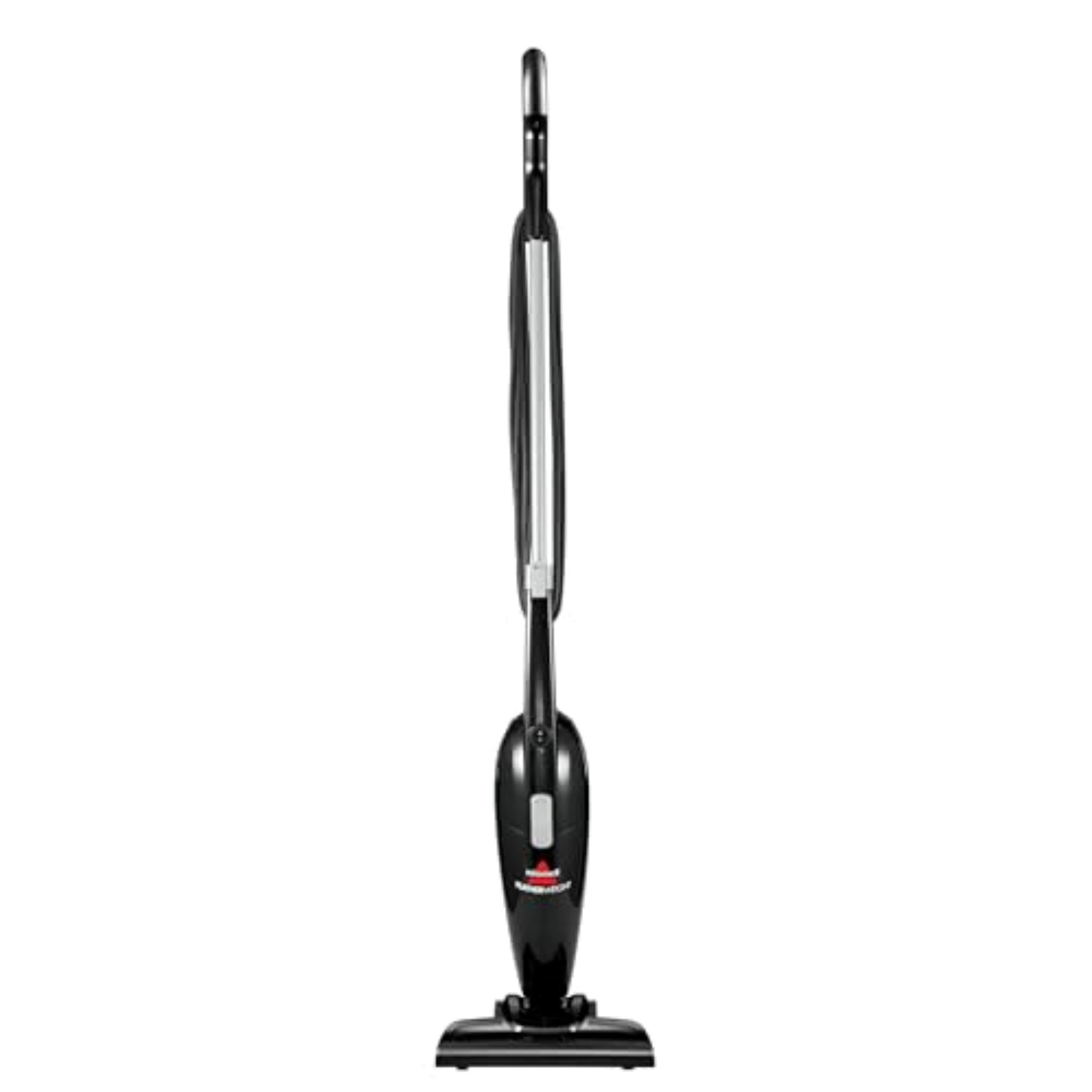 Bissell 2033M Featherweight Stick Lightweight Bagless Vacuum and Electric Broom with Crevice Tool for Hard Floors and Carpets, Black