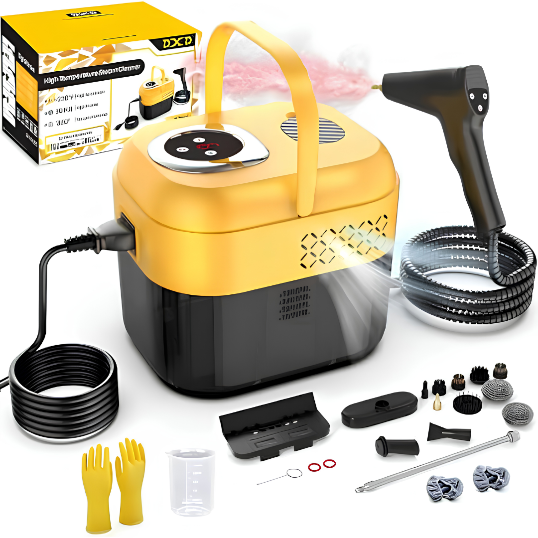 2500W Handheld Steam Cleaner with 21 Accessories for Home and Car