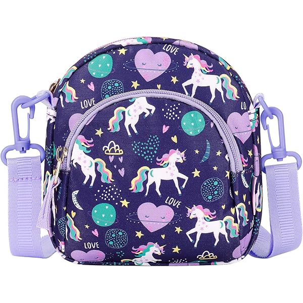 Choco Mocha Little Girls Purse for Kids 4-6 6-8 Kids Crossbody Bag Toddler Purse 2 3 4 Girl Christmas Purses Gifts