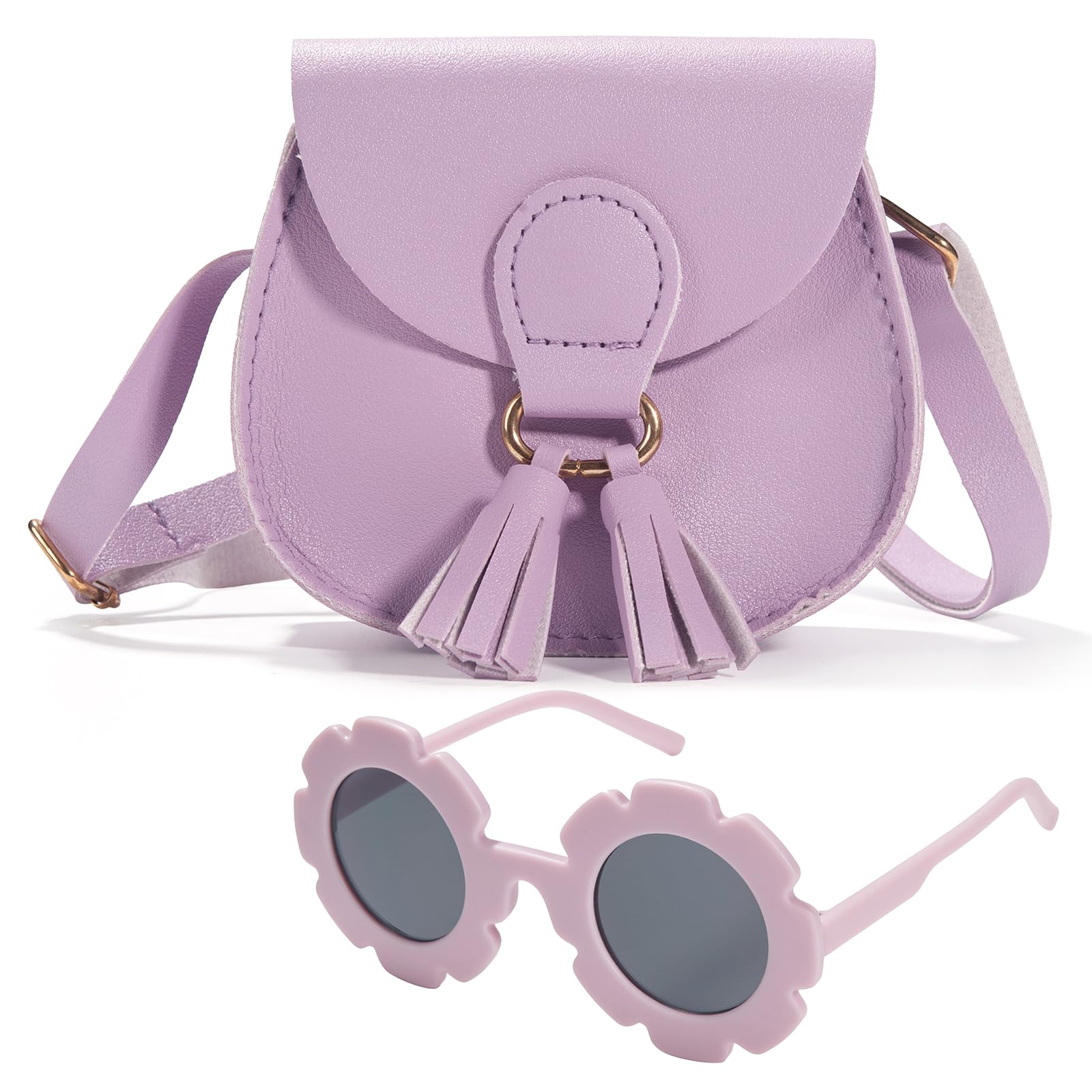 Girls Purse, Kids Crossbody Purse, Shoulder Bags for Toddler, Tassel Bags for Girls Age 2-14