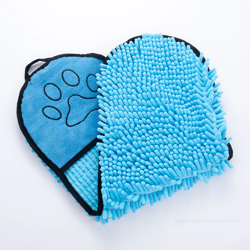 Super Absorbent Pet Bath Towel Quick-drying Cat Towels Convenient Soft Bath Robe Dry Pet Cleaning Washcloth Dog Accessories