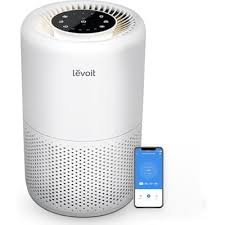 LEVOIT Air Purifier for Home Bedroom Dorm Room, Smart & Voice Control, AHAM VERIFIED, 3-in-1 Filter With HEPA Sleep Mode, for Pollen, Pollutants, Smoke, Dander, Dust, Core 200S-P, White