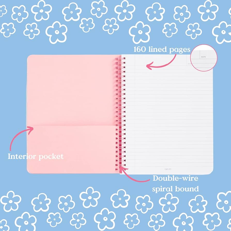 ban.do Rough Draft Mini Spiral Notebook Find Me in the Garden