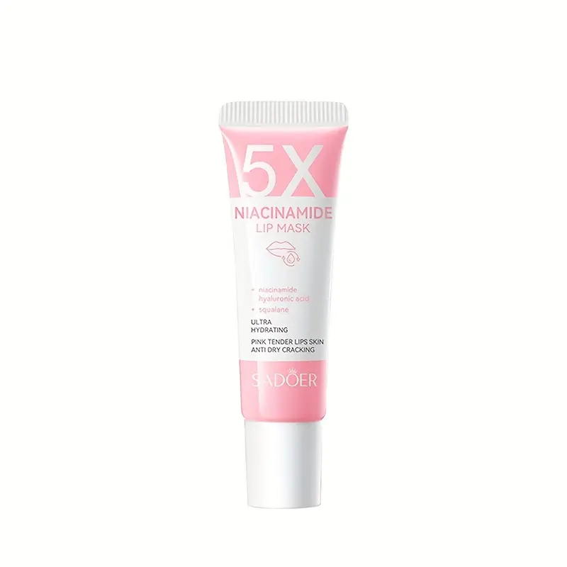 5X Niacinamide Lip Balm with Vitamin C & Hyaluronic Acid Ultra Moisturizing Hydrating Brightening Anti-Dry Crack Lip Care 5g