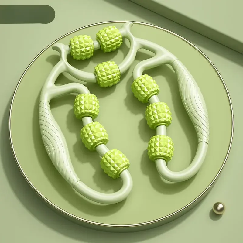 Cellulite & Lymphatic Massage Roller Fascia Stick for Legs Thighs Calf Deep Tissue Pain Relief Body Sculpting, Athlete Recovery