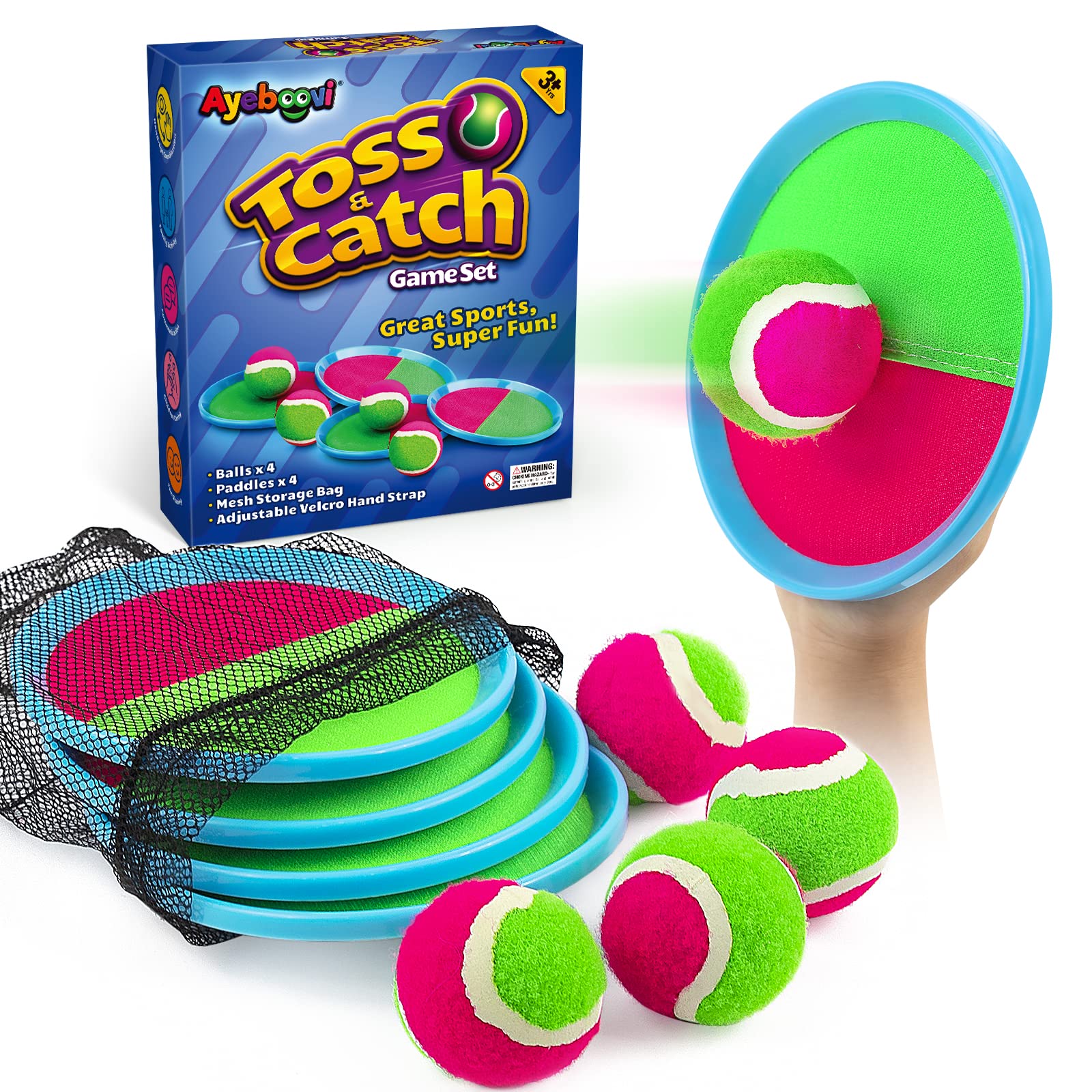 Toss and Catch Ball Game Outdoor Toy for Kids