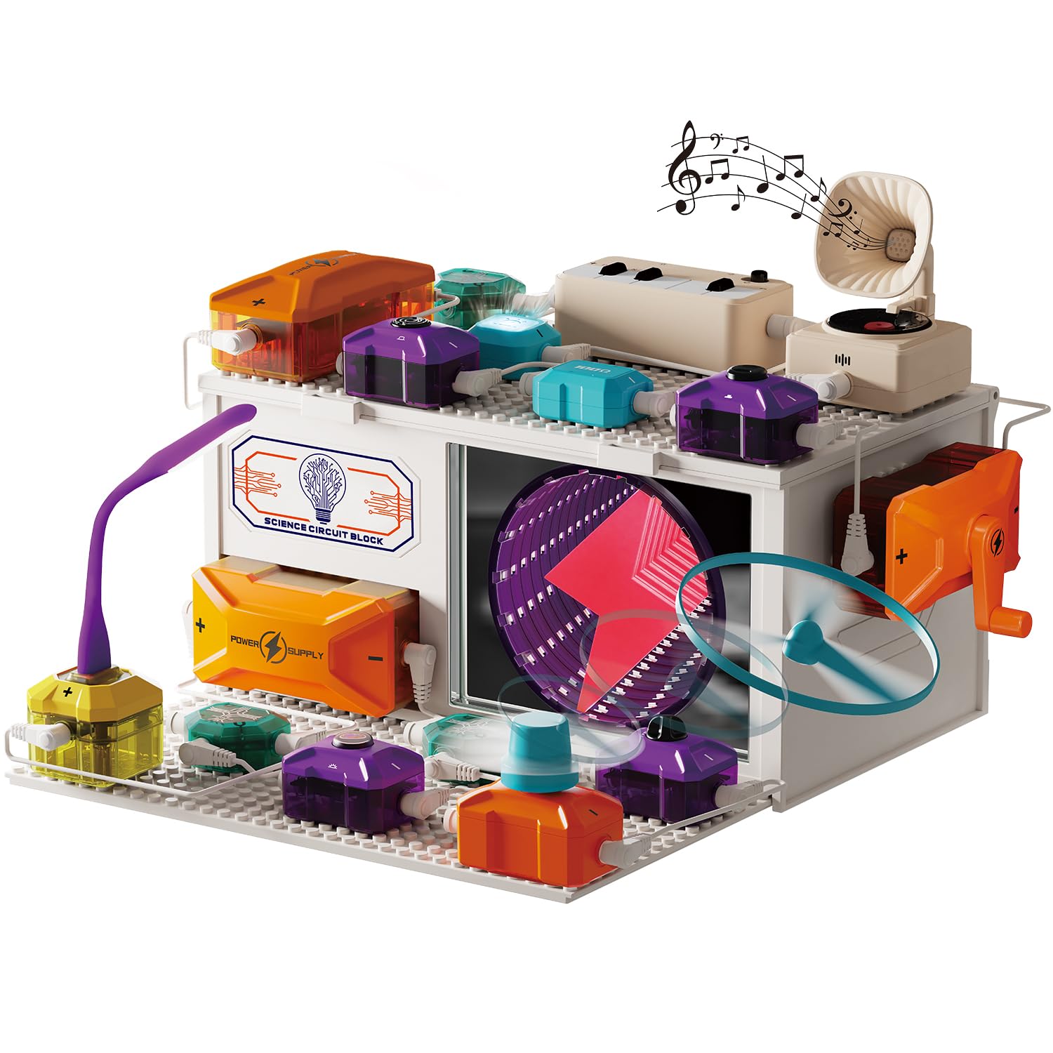 Dollox Science Kits for Kids – Level 4 Electrical Circuit Blocks with 380+ Projects, Educational Electronics Toy for Boys & Girls, Perfect Christmas & Birthday Gift