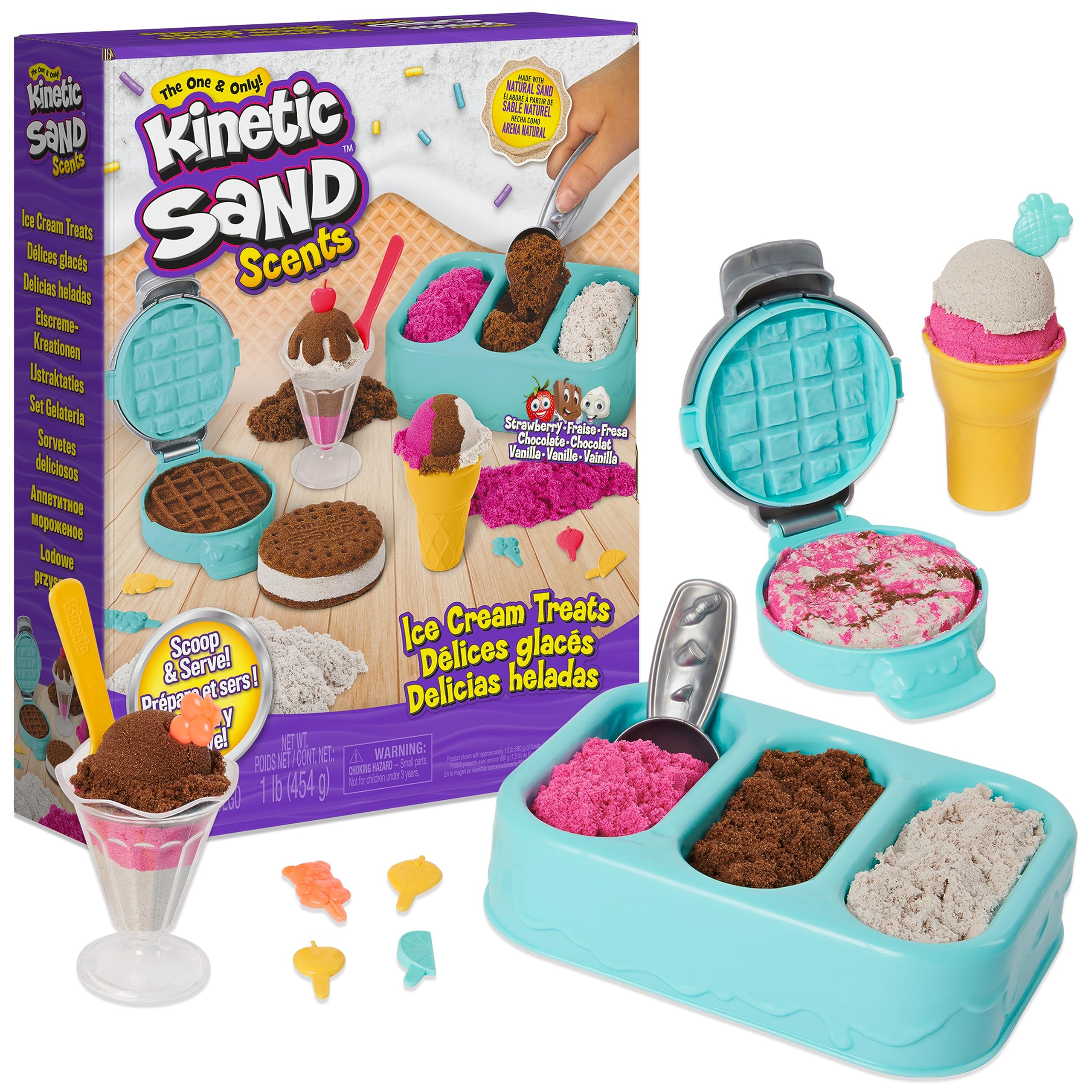 Kinetic Sand Scents Ice Cream Treats Playset