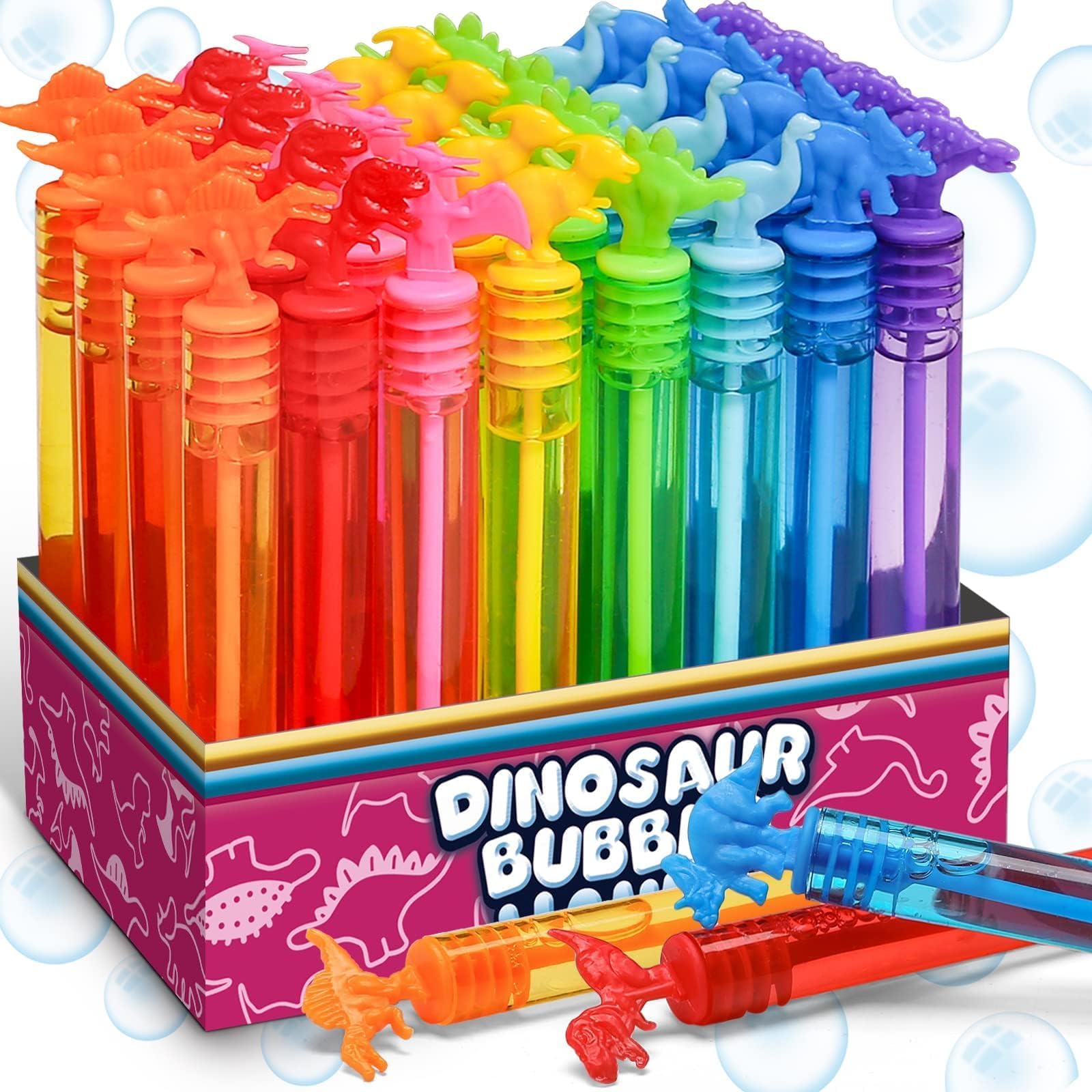 32 Pack Mini Bubble Wands for Kids Party Favors
